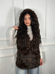 Pelliccia Giro maniche Ecofour