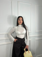 Maglia semitrasparente white