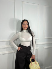 Maglia semitrasparente white