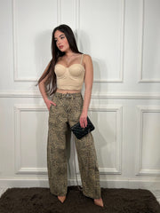 Jeans Ballon Animalier