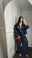 Giacca In pelle over