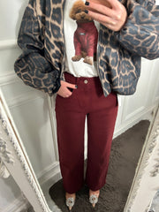 Jeans Bordeaux