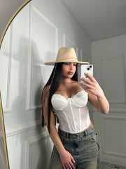 Top Corsetto White