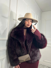 Pelliccia ecofour Borgogna