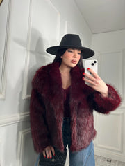 Pelliccia ecofour Cherry