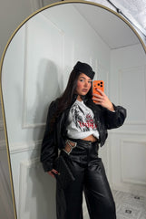 Pantalone Ecopelle Star
