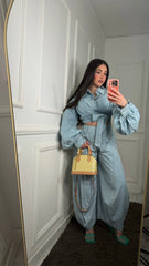 Coordinato Denim Fiocco