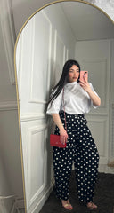 Pantalone denim Pois
