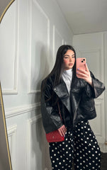 Giacca In pelle over