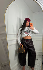 Pantalone ecopelle Street