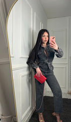 Jumpsuit Denim Grey